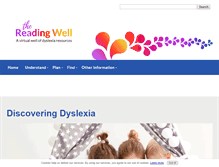 Tablet Screenshot of dyslexia-reading-well.com